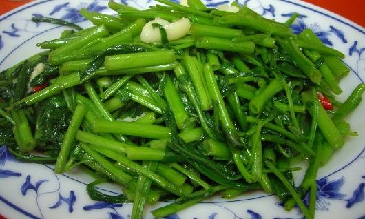 空心菜 クウシンサイ ニンニク炒めの作り方 おいしい台湾料理の簡単レシピ
